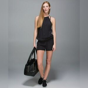 Lululemon Heat The Street Onesie - Charcoal Grey/Black - 6